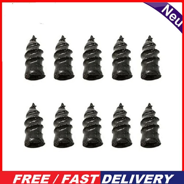 10 PZ KIT Viti Per Foratura Pneumatici Self-service Unghie Nere - Foto 2