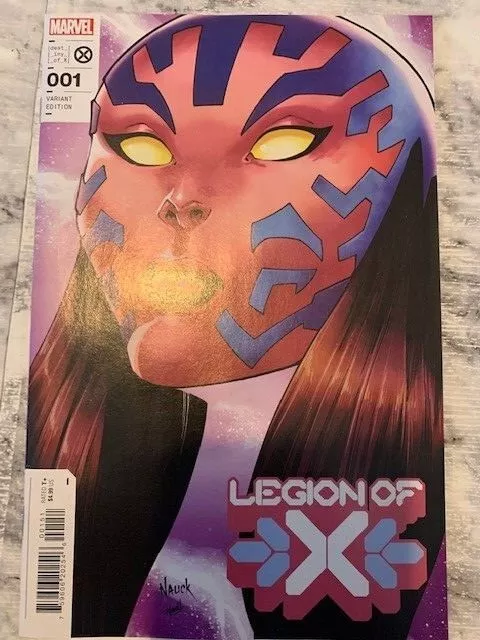 Legion of X 1 Nauck Variant - 1st Print 1st App - Marvel 2022 NM Hot series Key