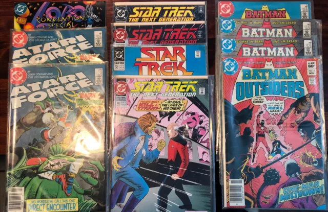 Mixed DC Comics - Lot of 11 - BATMAN ATARI FORCE STAR TREK LOBO