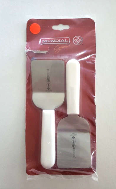 Mundial SCW5689 Mini Turner 2-1/2" White Set of 2 PROFESSIONAL MINI TURNER WHITE