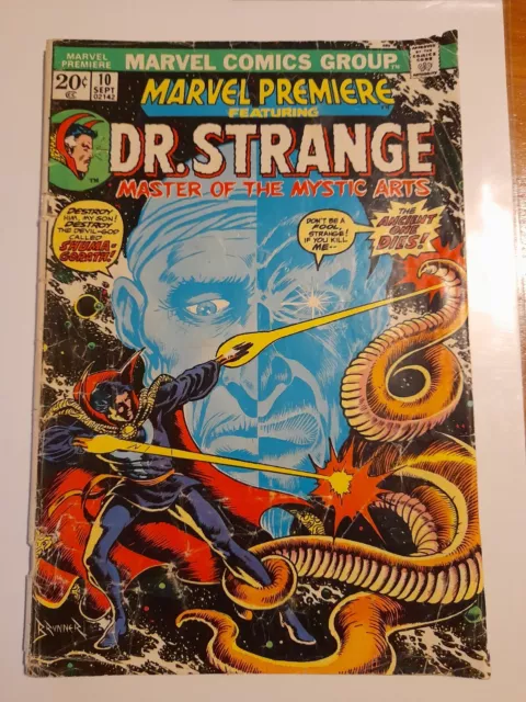 Marvel Premiere #10 Sept 1973 Good+ 2.5 Doctor Strange, 1st app of Shuma-Gorath