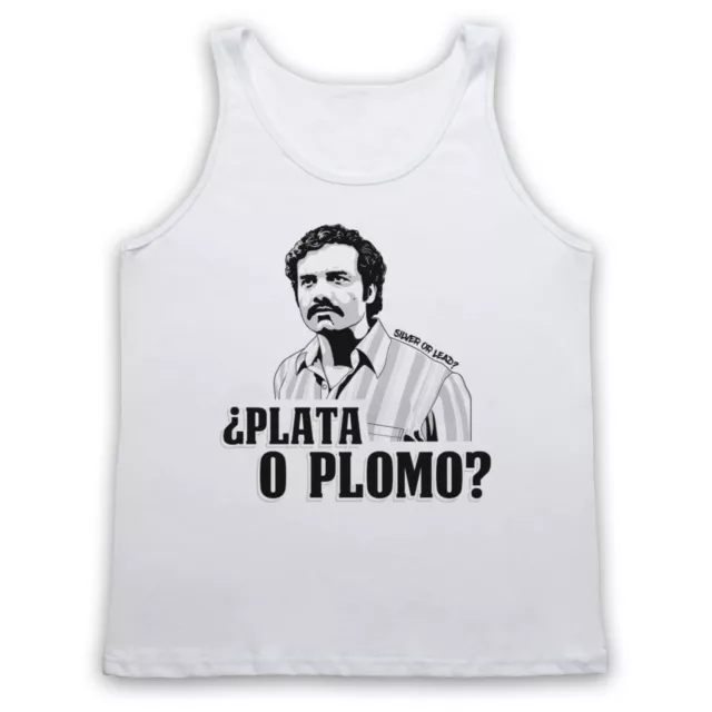 Narcos Pablo Escobar Plata O Plomo Silver Or Lead Tv Adults Vest Tank Top