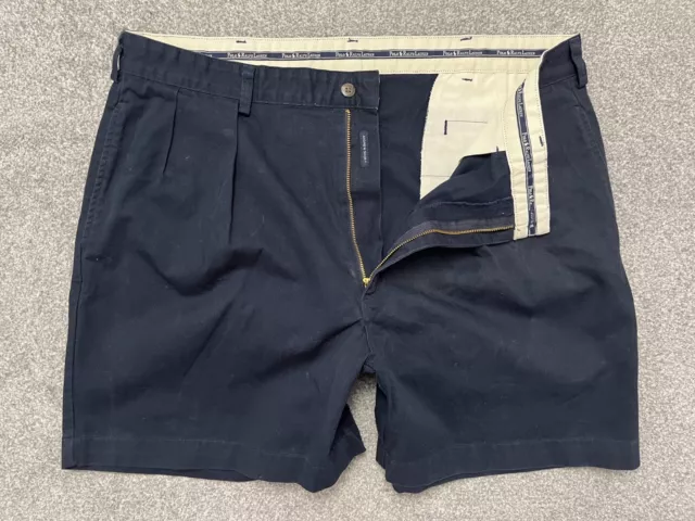 Pantalones cortos chinos inteligentes Polo Ralph Lauren Andrew para hombre con 36 calce clásico azul marino