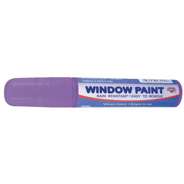 COSCO 038874 Paint Marker, Removable, Purple
