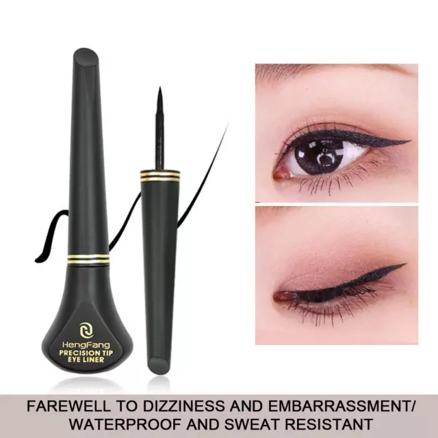 Belleza Maquillaje Impermeable_Delineador de Ojos Líquido Cosmético Lápiz Delineador J0D4