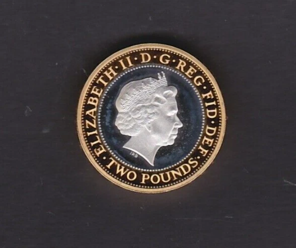 Boxed Royal Mint 2015 Piedfort Silver Proof Royal Navy £2 Coin With Certificate 2