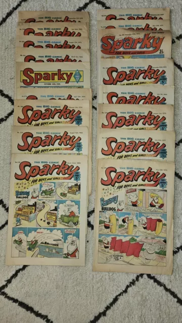 Sparky Comic.  15 issues from the late 60s and early 70s