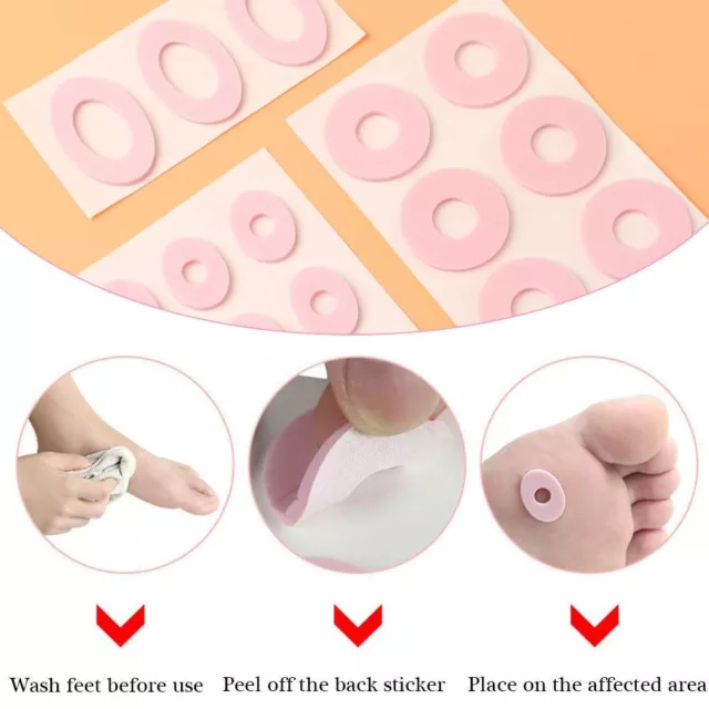 Foot Care Women Pain Relief Pads Shoe Insert Pad Heels Protector Corn Plasters