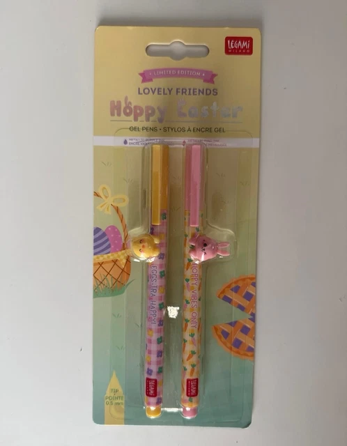 Legami löschbarer Gelstift „Hoppy Easter - Lovely Friends - Set of 2 Legami löschbarer Gelstift „Hoppy Easter - Lovely Friends - Set of 2