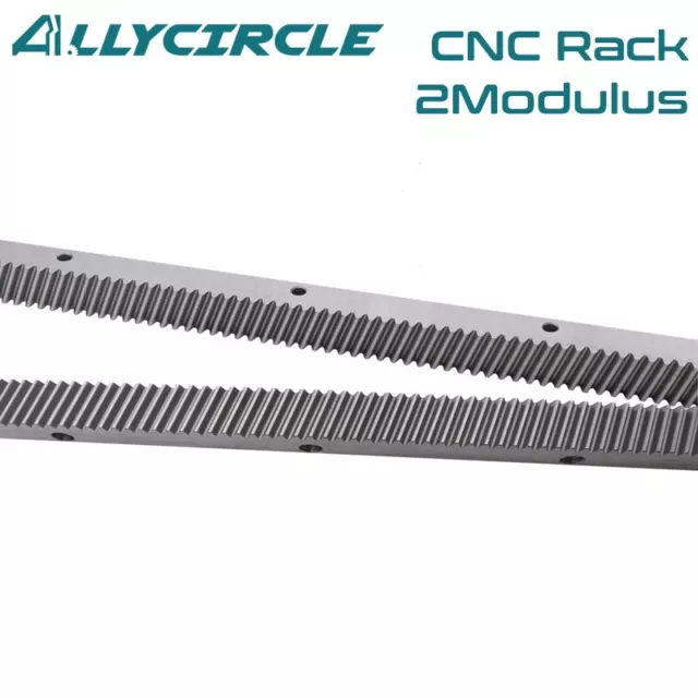 CNC Transmission Right Hand Spiral Rack 2M 24 24 1000MM Length Silver 2Mod