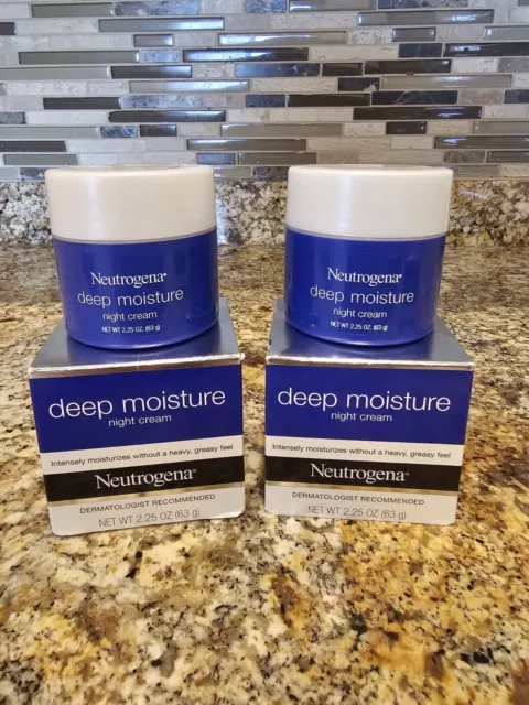 PAQUETE SELLADO DE DOS crema de noche con humedad profunda Neutrogena