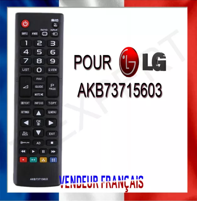 AKB73715603 Télécommande pour LG 32LN540B 37LN540B 39LN5400 42LN5400 42PN450B N