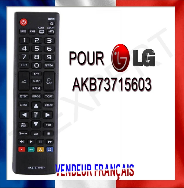 Télécommande De Remplacement LG AKB73715603 - Neuf Sous Emballage D’origine