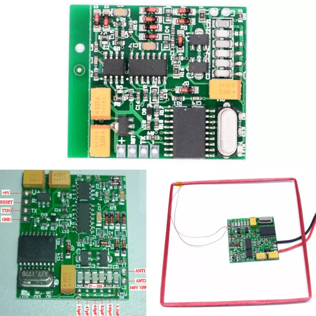 134.2K AGV RFID Animal Tag Embed Reader Module TTL FDX-B ISO11784/85