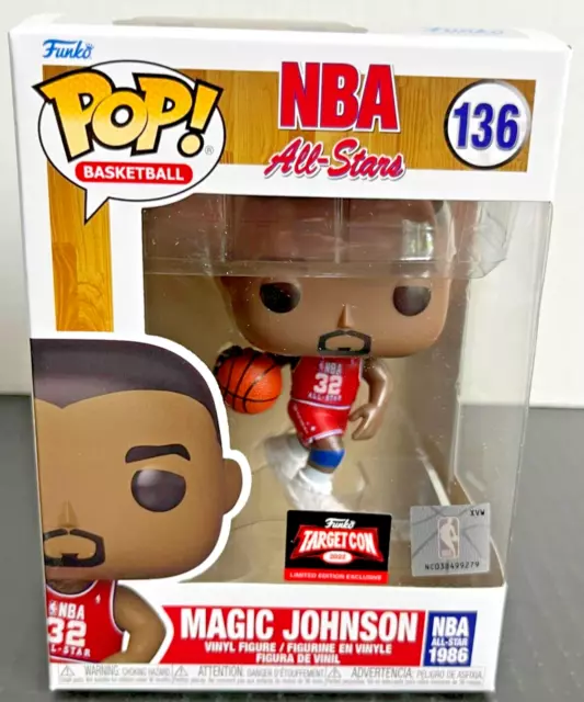 Magic Johnson Funko Pop! Basketball Vinyl NBA All-Stars TargetCon #136