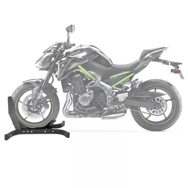 Motorradwippe CS Easy Plus für Kawasaki Z 900 RS Motorradständer bis 21 Zoll sw