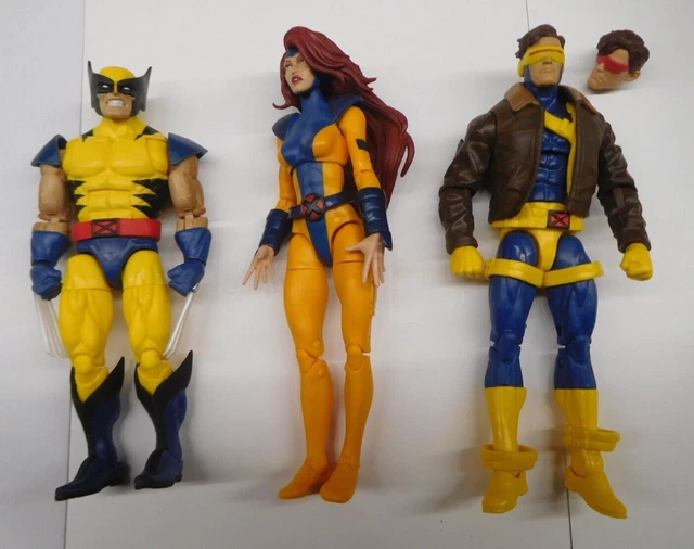 Marvel Legends X-Men Love Triangle Wolverine Cyclops Jean Grey Deluxe Figure Set