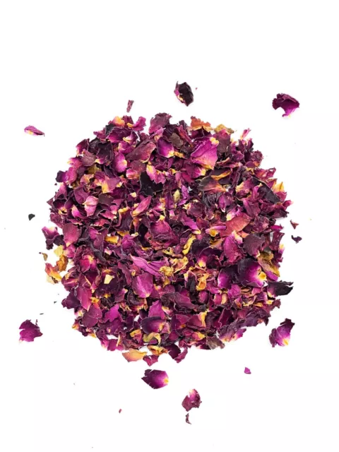 100 GRAM PREMIUM Dried RED Rose Petals for Soap Candles Bath Salts Crafts