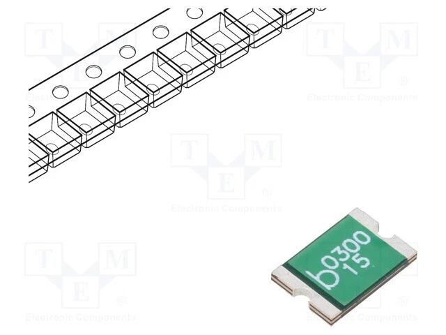 Sécurité: Ptc Polymère Geh : 2920 Imax: 100A 3A 0ZCF 0ZCF0300AF2C Smd-Polymersi