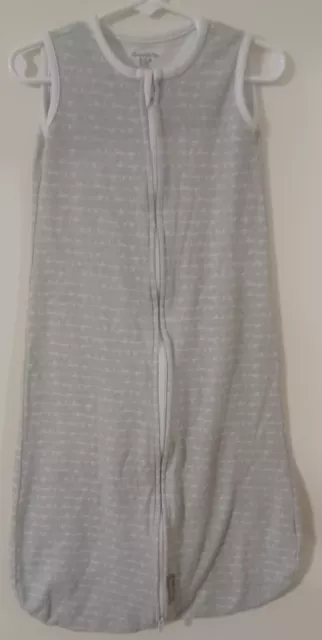 Swaddleme Gray Zipper Sleep Sack 6-12m EUC