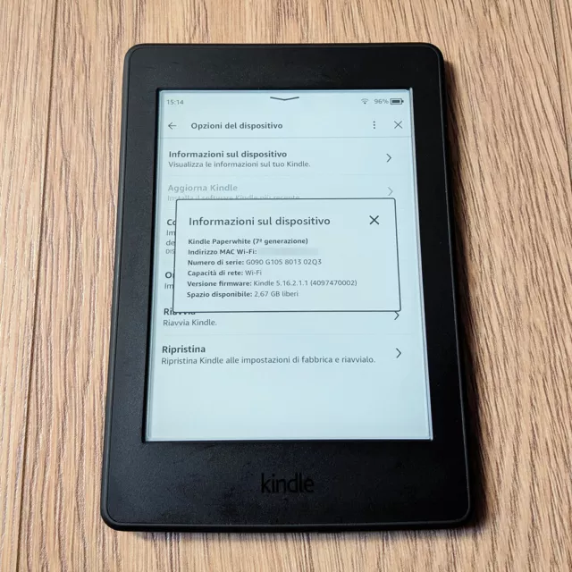 Amazon Kindle Paperwhite (settima generazione)