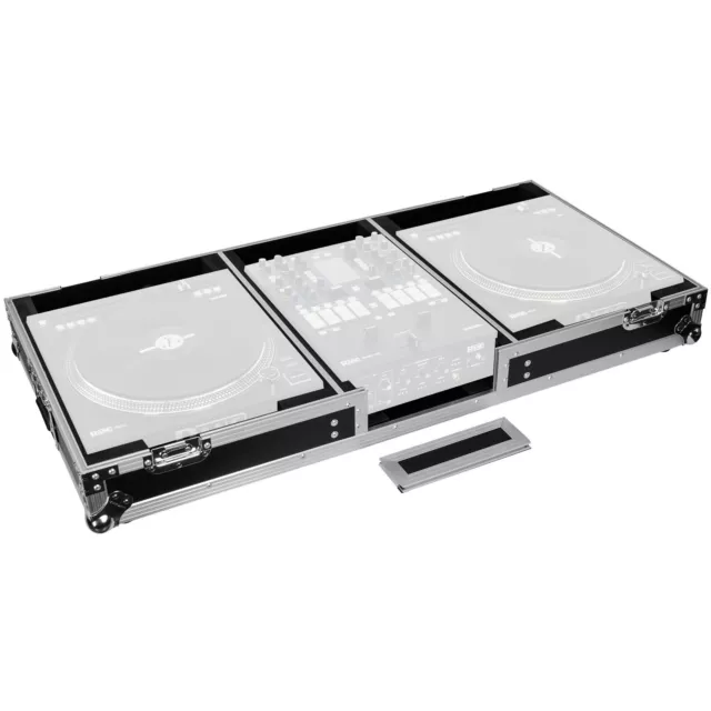 Odyssey FZRANE1272WBL Silver Flight Case for Rane 72 Mixer & Rane 12 Controll...