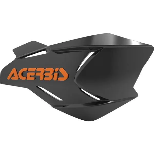 Black/Orange Acerbis X-Factory  Handguard Shields