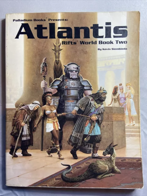 Rifts RPG World Book 2: Atlantis, Palladium Books by Kevin Siembieda