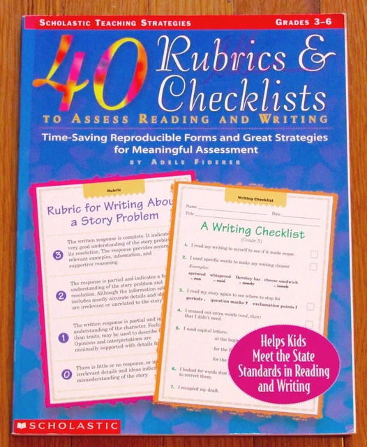 40 Rubrics Checklists To Assess Reading And Writing W vrogue.co