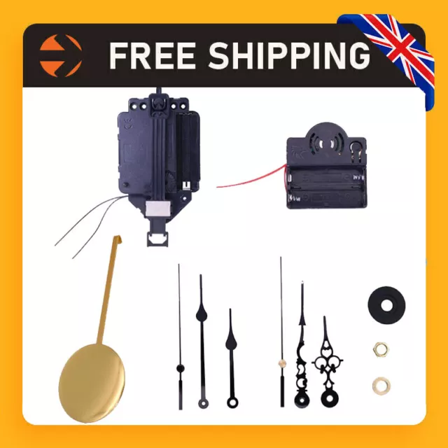 DIY Wall Quartz Pendulum Clock Chime Westminster Melody Mechanism Movement Set~~