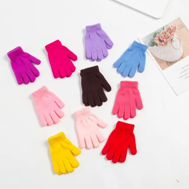 Mini Soft Stretch Gloves Boys Toddlers Childrens Winter Warm Magic Kids Girls