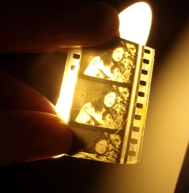 Carretes de película de celuloide vintage años 1910/30 marcos 10/24 por pie / HD / RAROS