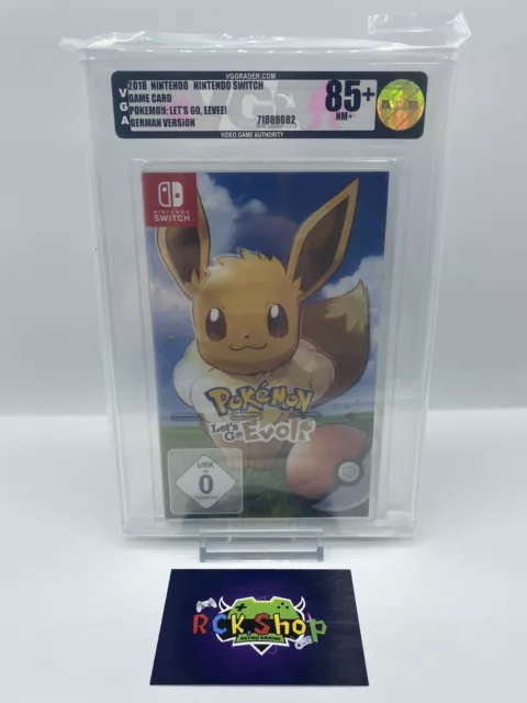 Nintendo - Switch - VGA - Pokemon Lets Go Evoli Eevee - 85+ NM+ Gold - Sealed