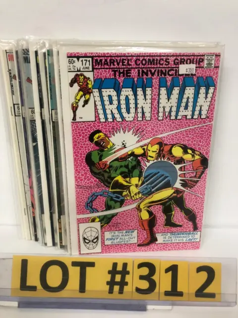 15 Issue Lot Of The Invincible Iron Man #171-188 - 1st Series - Mostly NM