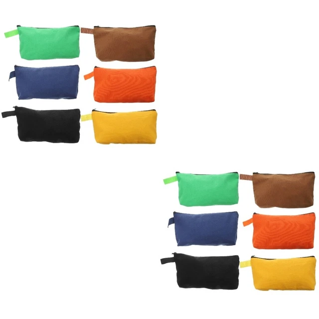 12 pcs Tool Pouches Garden Tools Bags Tool Organizer Bags Tool Zipper Pouches