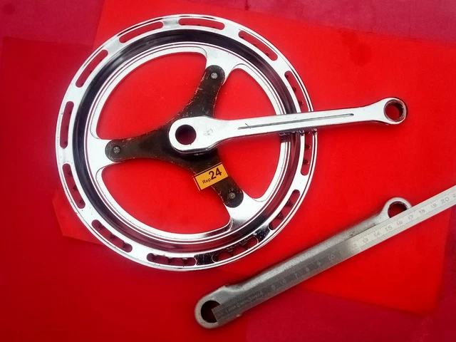 Pédalier Double Juy Simplex Pour Vélo Ancien Vintage Peugeot Herse - Occasion