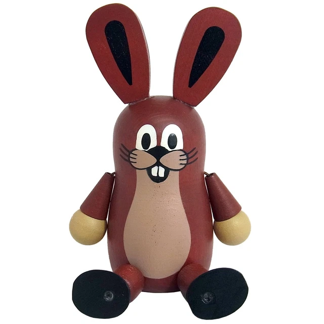 DETOA Krtech Wood Doll -made HARE / Rabbit Interior goods Made of the Czech Repu