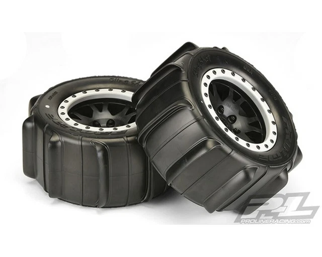 Proline 10146-13 Sling Shot 4.3 Pro-Loc Sand Tires Mounted for X-Maxx Traxxas