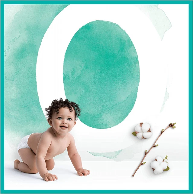 Pampers Couches Taille 4 (9-14 kg), Harmonie, 112 Bébé (Lot 4 3