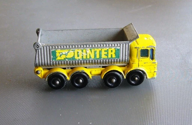 Camion Benne Matchbox Superfast N°51 à 8 Roues – Occasion Avec Boîte Originale, Vintage UK