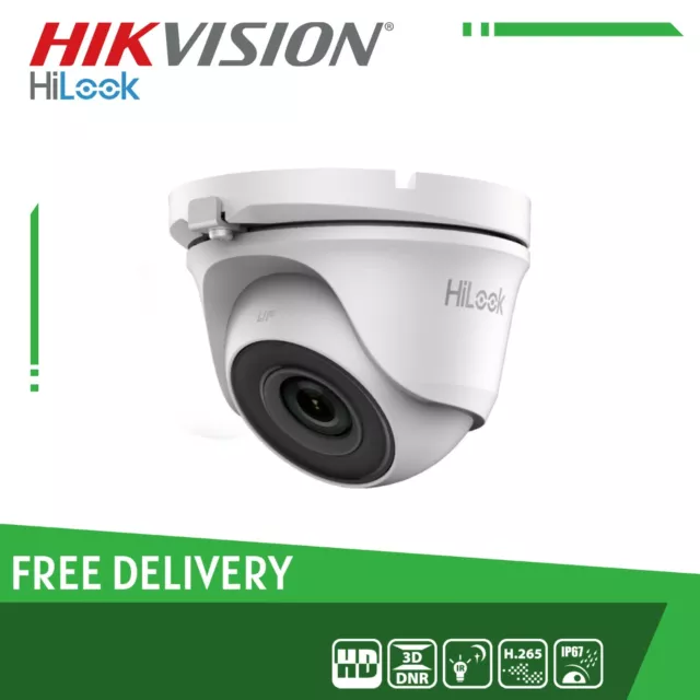 Hikvision Hilook Cctv Dome Camera 2Mp 1080P Hd 2.8Mm 4In1 Tvi Ahd Outdoor Exir