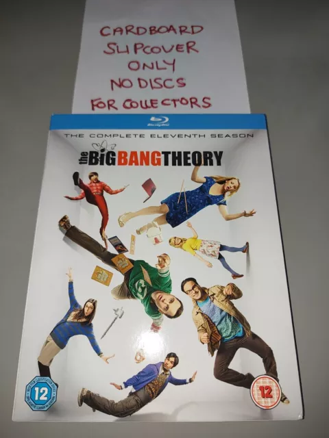 The Big Bang Theory: Season 11 Dvd. Cardboard slipcover only. No discs.