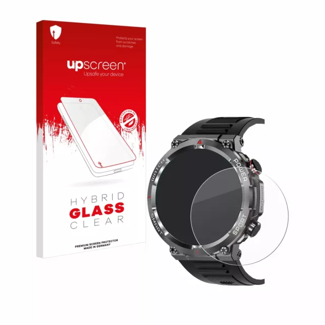upscreen lámina blindada de vidrio para Iowodo 50W 1.39" lámina protectora de vidrio 9H transparente