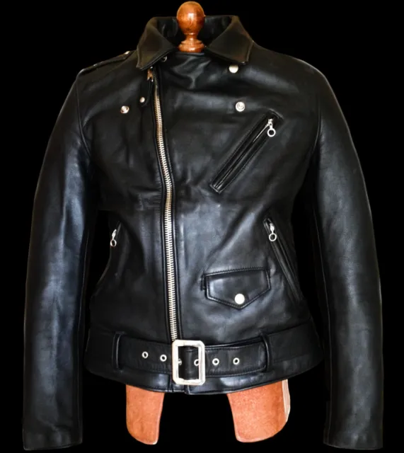 SCHOTT PERFECTO ONE STAR Leather Motorcycle Biker Cafe Racer Brando Jacket Coat