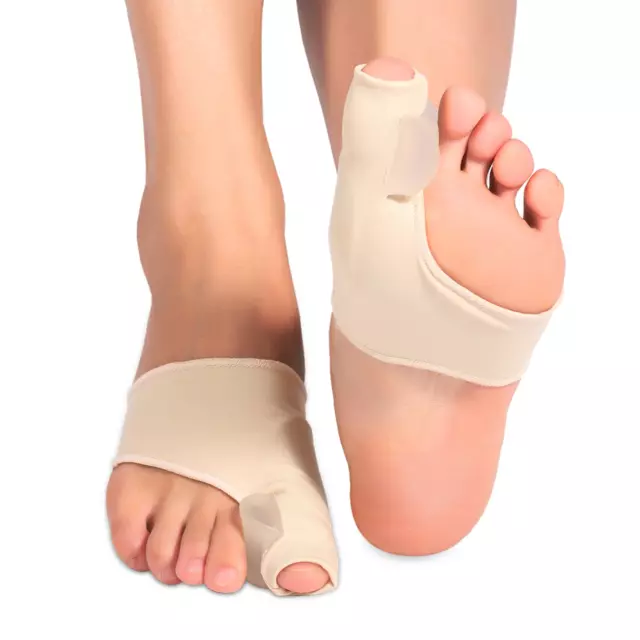 2X Zehenspreizer Hallux Valgus Korrektur - Bunion-Socke - Silikon Gel - Bandage