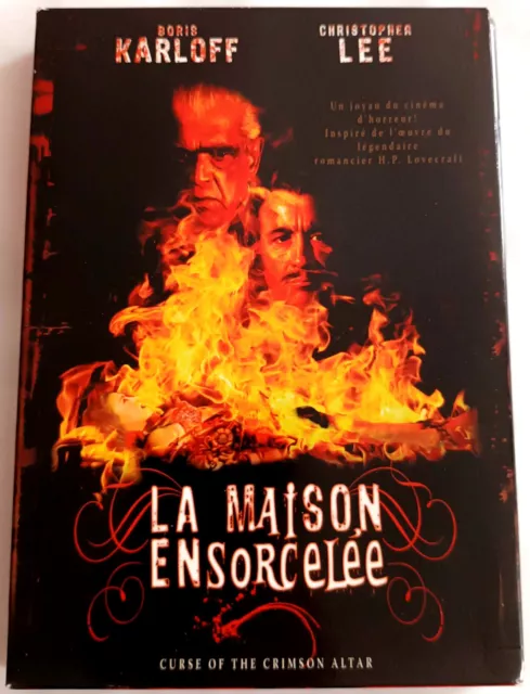 La maison ensorcelée (Horreur) - SEWELL, KARLOFF, LEE, STEELE, EDEN - dvd TBE