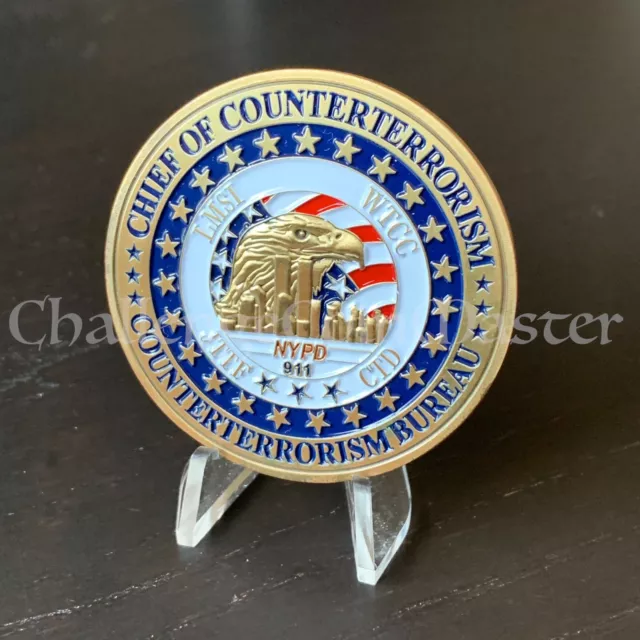 D12 Nypd Chief Of Counterterrorism Bureau Challenge Coin