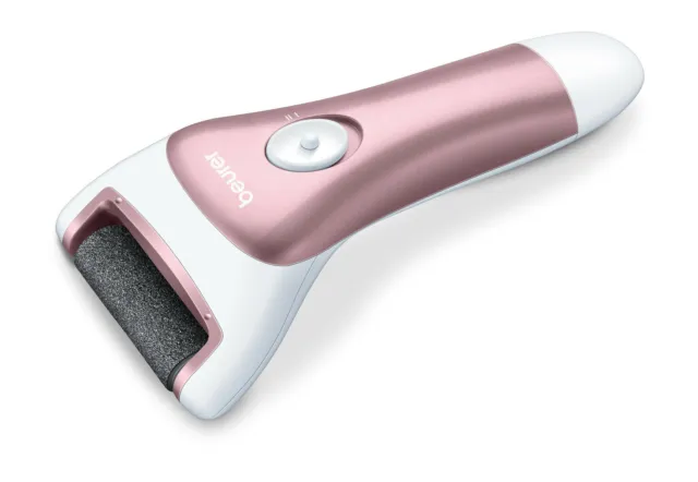 BEURER MP 55 Elektrischer Hornhautentferner für schöne Füße weiß rosa Pediküre