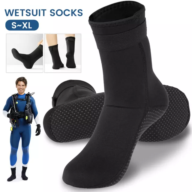 3mm Neoprene Diving Surfing Swim Watersport Socks Wetsuit Snorkeling Boots·