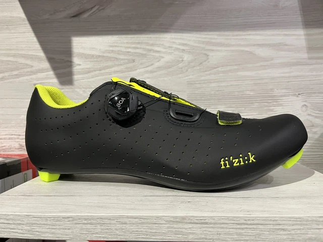 Scarpe Bici Boa Nere Uomo Scarpe Da Ciclismo Fizik Tempo Overcurve R5 BOA Nere, Taglia US 9.75 EU 43 - Prestazioni Su Strada Scarpe Ciclismo Fizik Tempo Overcurve